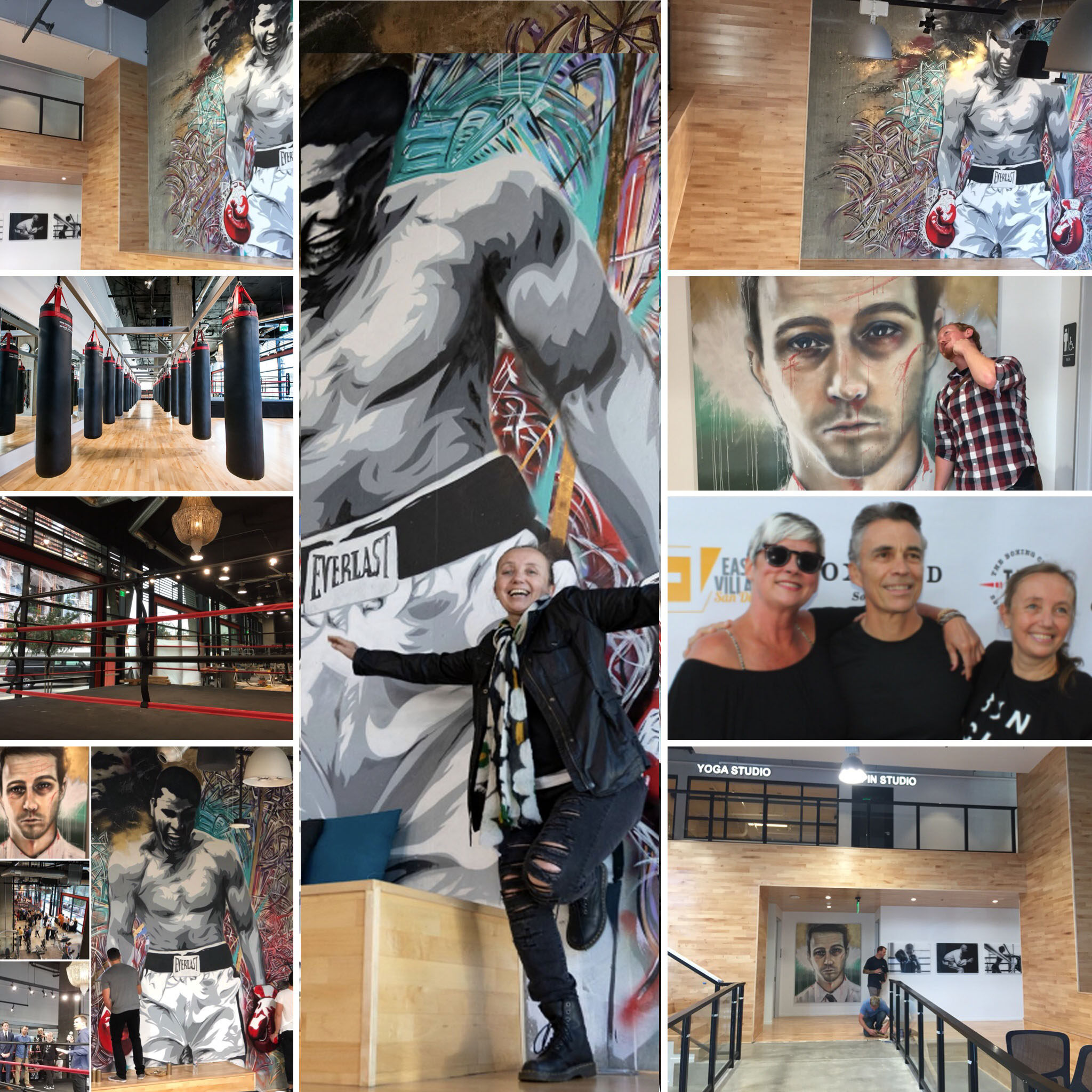 Boxing Club Collage